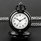 Vintage Dragon Pocket Watch – Quartz Necklace Pendant for Men and Kids