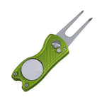 Foldable Golf Divot Tool – Groove Cleaner for Putting Green Training