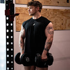 Mens Sleeveless Sports Tank – Quick-Dry Breathable Vest for Gym Training