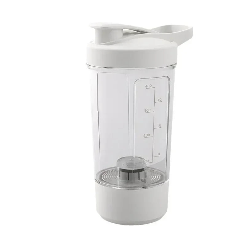 Portable Electric Protein Shaker – 450ml USB Rechargeable Mixer for Fitness Gym