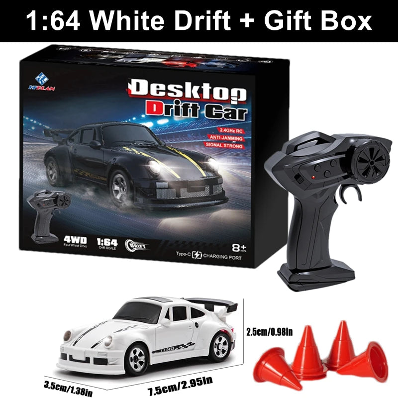 Mini Drift RC Racing Car – 4WD High Speed Vehicle for Desktop Play