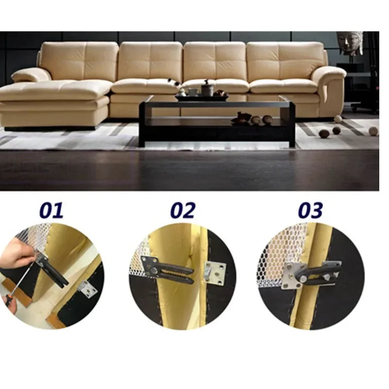 Sectional Sofa Connector Hinge – Heavy Duty Metal Alligator Clip for Furniture