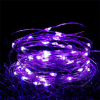 White LED String Lights – 20M Waterproof Copper Wire for Christmas Decor