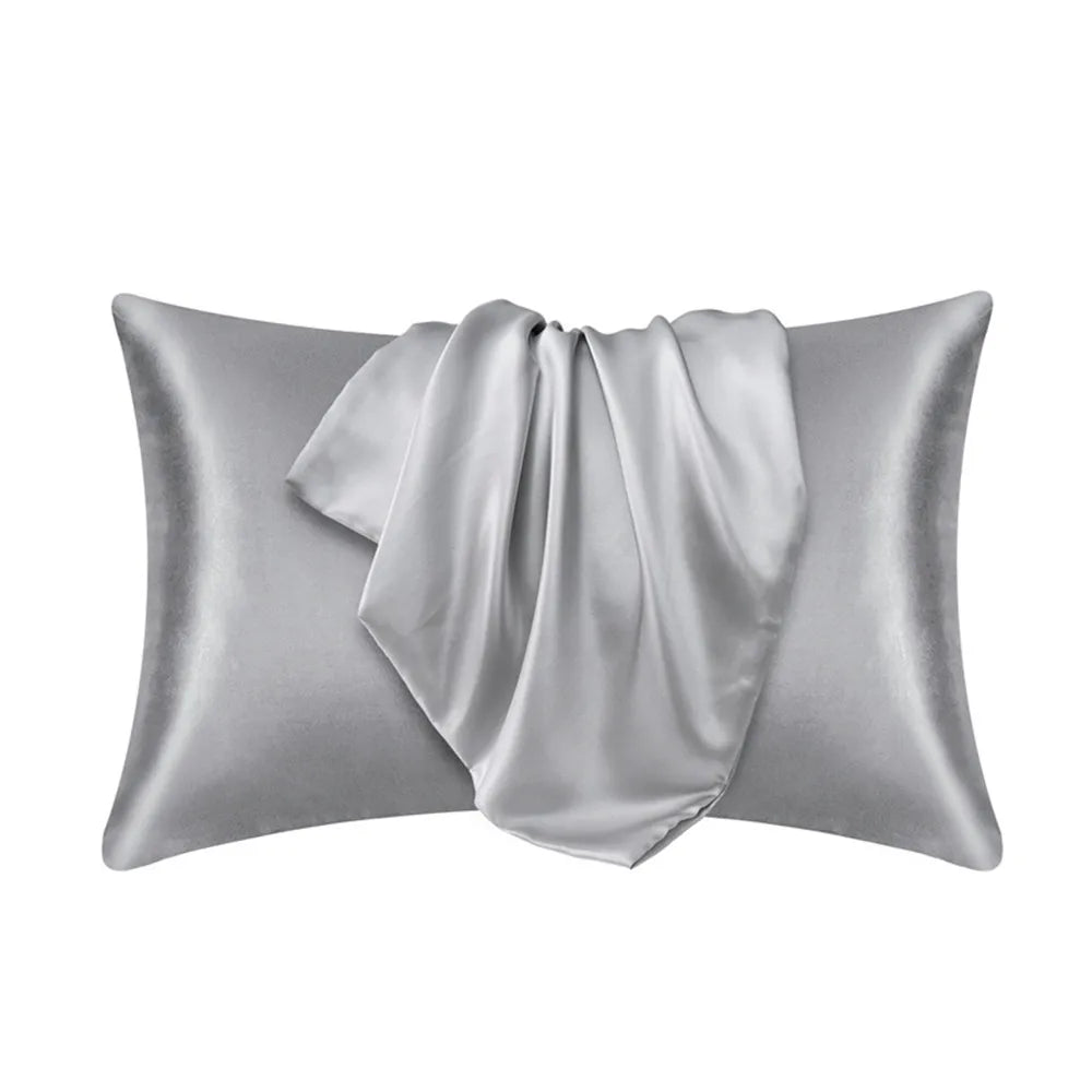 Mulberry Silk Pillowcase – Queen Standard Satin Sleep Case for Hair and Skin
