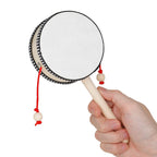 4 Inch Wooden Hand Drum – Orff Percussion Instrument for Kids Musical Toys