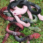 60cm 3D Printed Articulated Snake – Luminous Realistic Desktop Ornament