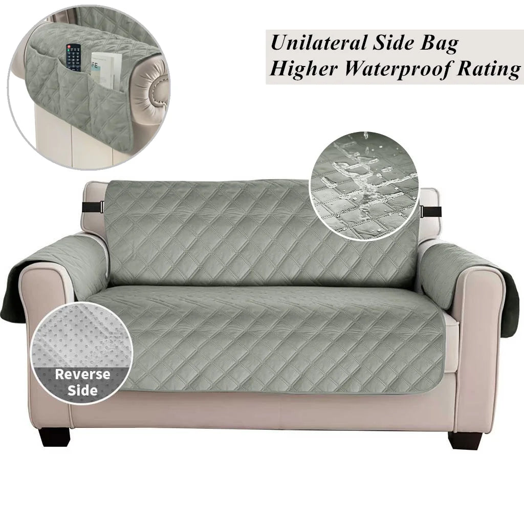 Waterproof Sofa Slipcovers – Non-Slip Elastic Protectors for Kids and Pets