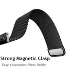 Milanese Stainless Steel Watch Band – 20mm 22mm Strap for Amazfit Smartwatches