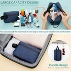 Portable Toiletry Organizer – Travel Cosmetic Pouch for Men and Women
