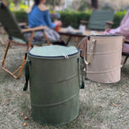 Foldable Outdoor Trash Can – Large Capacity Storage Bin for Camping and Laundry