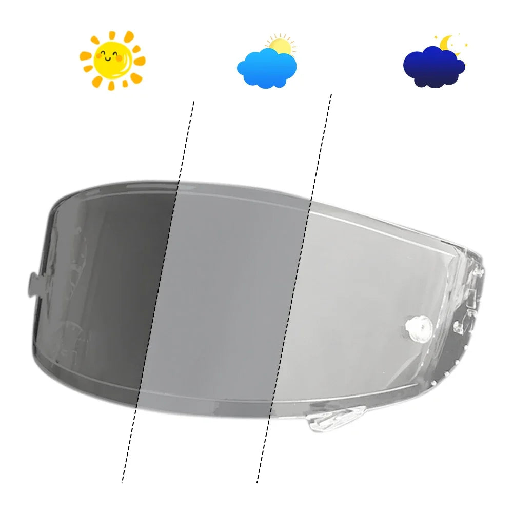 Photochromic Helmet Visor – Replacement Shield for Shoei CWR-1 Motorcycling