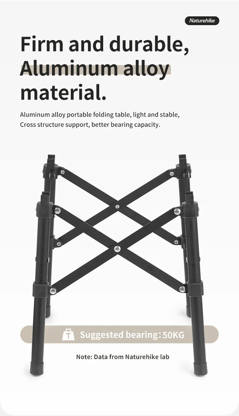 Ultralight Folding Camping Table – Portable Aluminum Desk for Outdoor Travel