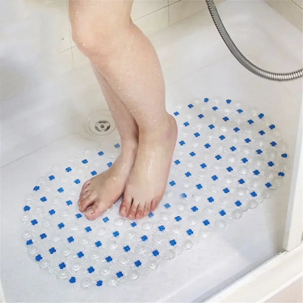 PVC Anti-slip Bath Mat – Massage Shower Pad for Bathroom Safety