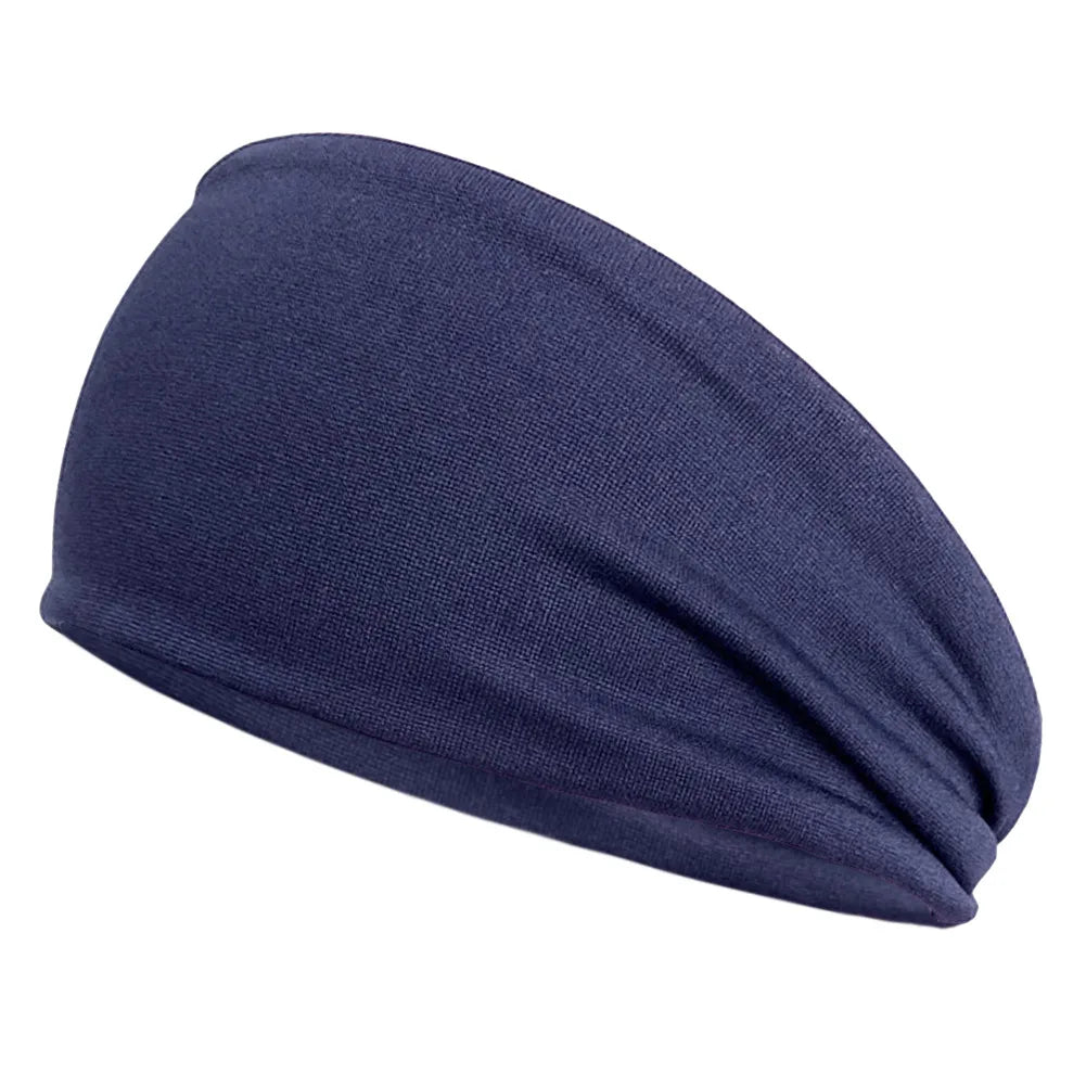 Quick-Dry Sports Sweatband – Elastic Fitness Headband for Running and Yoga