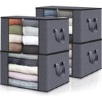 Foldable Clothes Storage Bag – Large Capacity Container for Closet Organization
