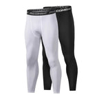 Mens Compression Tights – Moisture Wicking Baselayer for Athletic Workout