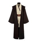 Jedi Knight Robe – Hooded Men's Tunic for Halloween Cosplay Costume