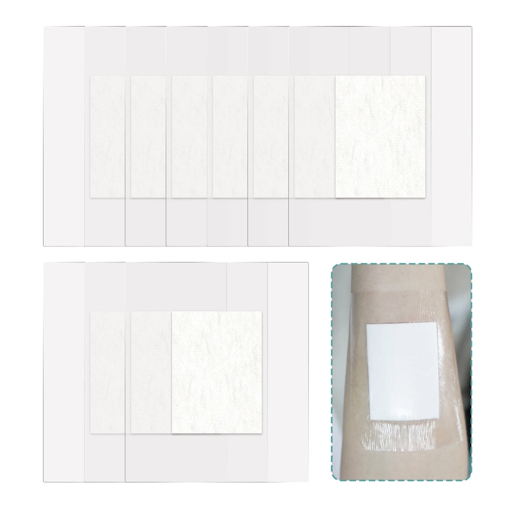 Waterproof PU Adhesive Wound Dressings – 10x15cm First Aid Medical Plasters