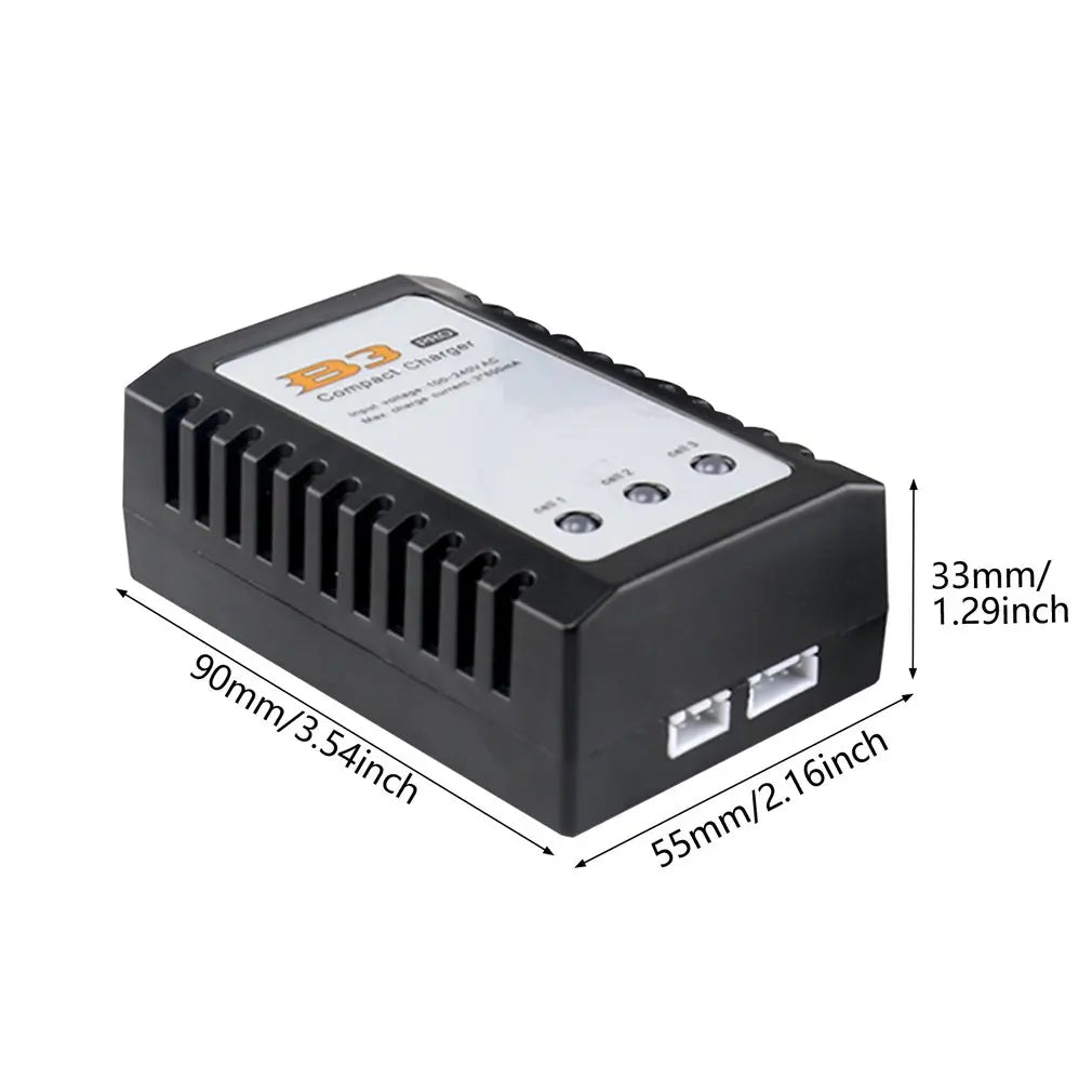 LiPo Battery Charger – 2s 3s Dual Cell Balance for RC Airsoft Models