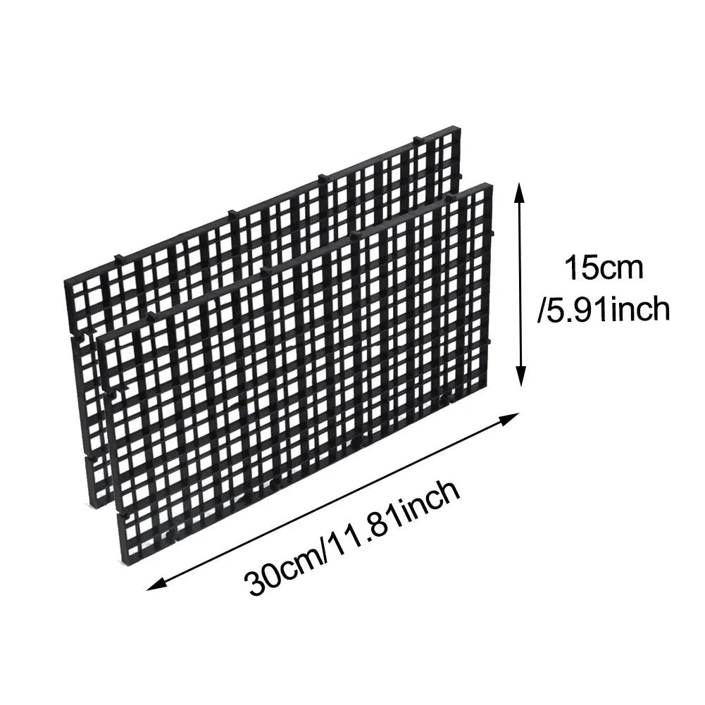 Plastic Aquarium Divider Grid – Mesh Filter Tray for Fish Tank Isolation