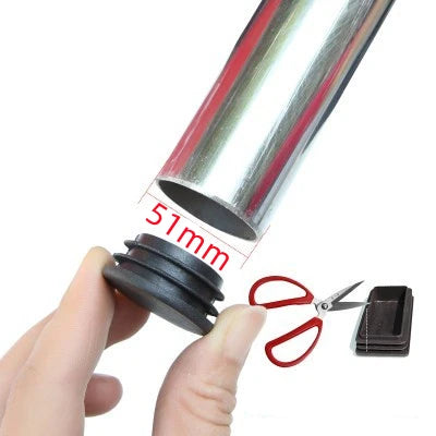 Round Steel Pipe End Caps – Protective Tubing Inserts for Furniture Legs