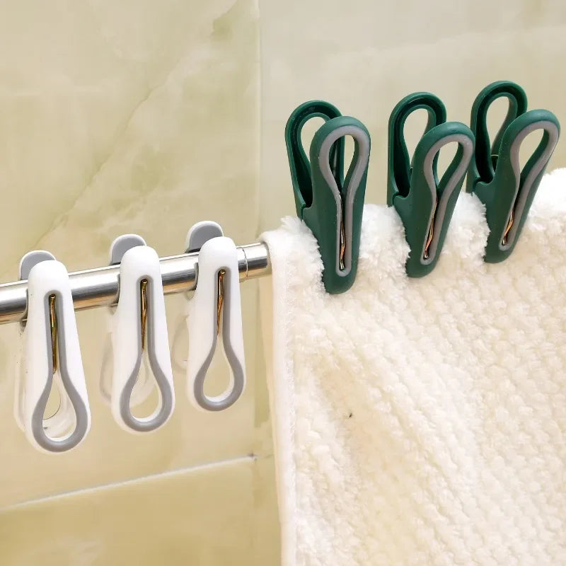 Windproof Laundry Clothes Pegs – Durable Clamps for Home Drying Organizer