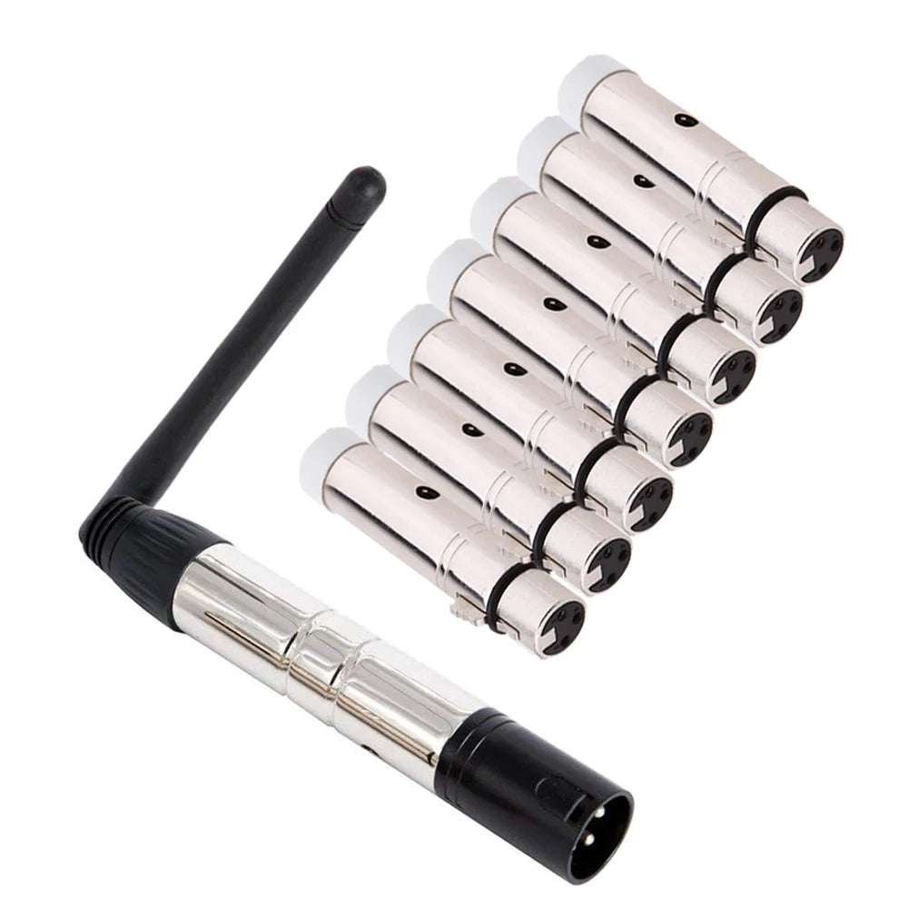 DMX512 Wireless Controller – ISM XLR Receiver Transmitter for Lighting