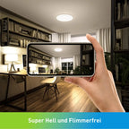 Modern LED Ceiling Light – Round Decorative Fixture for Home Living Spaces