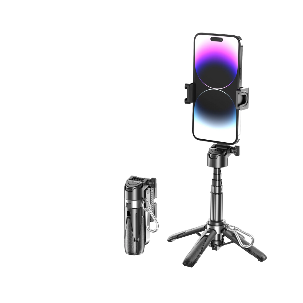 Portable Bluetooth Selfie Stick – Telescopic Tripod for Travel Photography