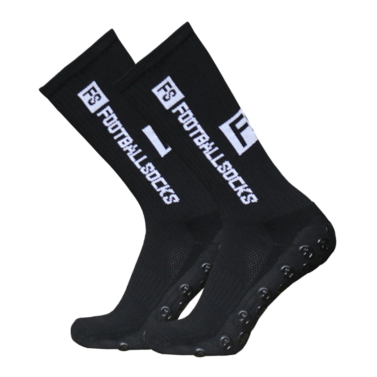 Anti-Slip Athletic Sports Socks – Stretchy Grip Crew for Football Soccer
