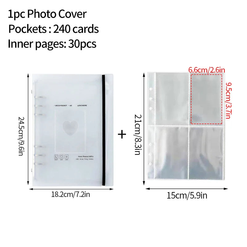 A5 Photocard Binder – Collectible Kpop Album Storage for Trading Cards