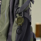 Retractable Steel Wire Carabiner – Heavy Duty Keychain for Outdoor Gear