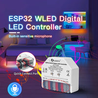 WLED LED Controller – ESP32 Smart Music Sync for DIY Lighting Projects