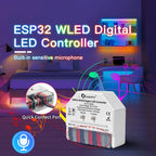 WLED LED Controller – ESP32 Smart Music Sync for DIY Lighting Projects