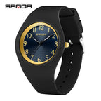 Silicone Quartz Wristwatch – Lightweight Sport Clock for Students