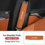 Suede Seat Belt Pads – Shoulder Protection for Hyundai Interior Comfort