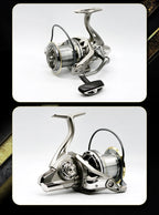 Stainless Steel Spinning Fishing Reel – 25KG Drag for Saltwater and Freshwater