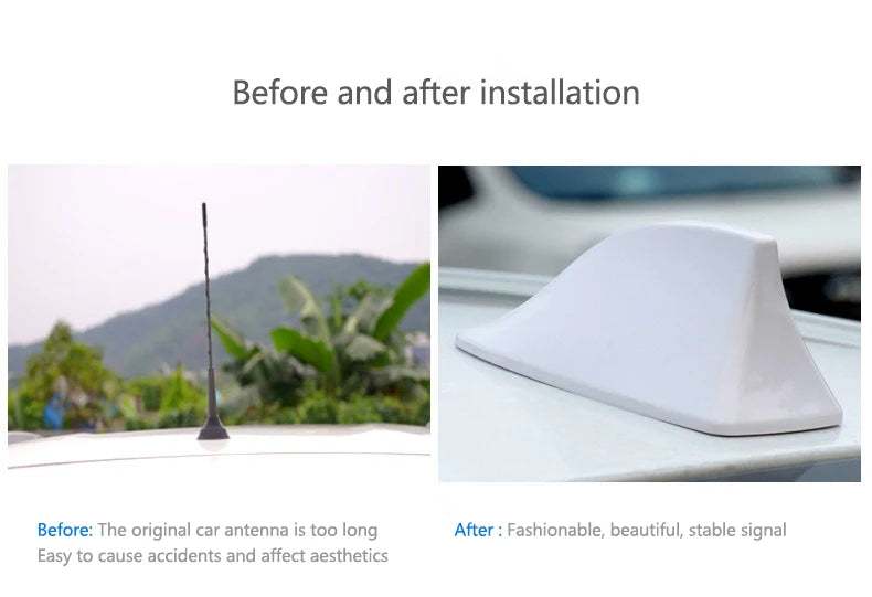 Shark Fin Roof Antenna – Signal Boosting Aerial for Peugeot Models