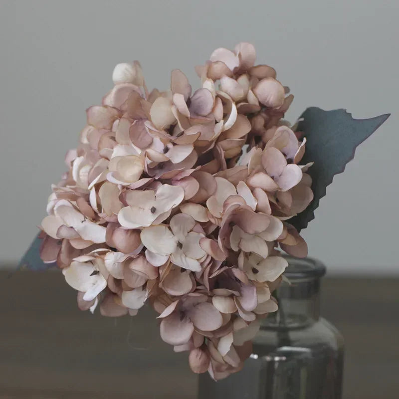Artificial Silk Hydrangea – Realistic Flower Stem for Wedding Decor
