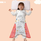0.5 TOG Baby Sleeping Bag – Cartoon Print Cotton Sleeveless Sleep Sack for Summer