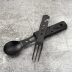 Stainless Steel Camping Knife Set – Multi-functional Cutlery for Outdoor Survival