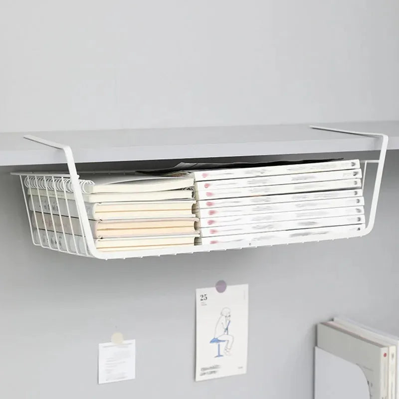 Metal Hanging Storage Basket – Multipurpose Organizer for Kitchen and Bedroom