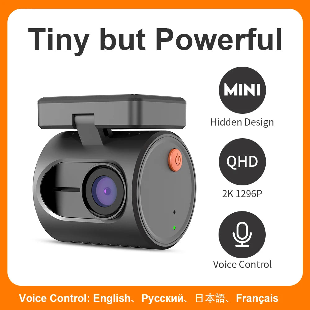 KAWA 2K Dash Camera – Night Vision Video Recorder for Vehicle Security