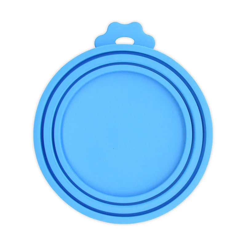 Silicone Pet Food Can Lids and Spoon – Airtight Seal for Dog and Cat Storage