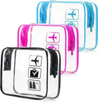 Transparent PVC Travel Toiletry Bag – Waterproof Cosmetic Organizer for Packing