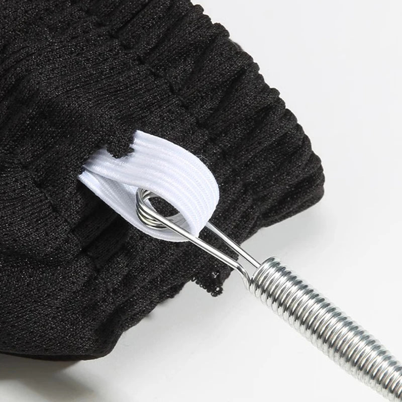 Flexible Metal Drawstring Threader – DIY Elastic Cord Tool for Sewing Projects