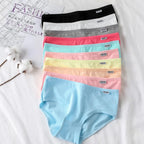 Cotton Mid-Waist Briefs – Breathable Plus Size Underwear for Women