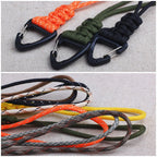 Braided Paracord Keychain – 20cm Military Nylon Lanyard for Outdoor Gear