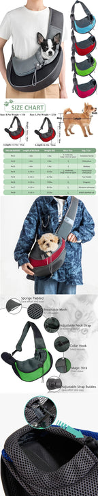 Pet Carrier Backpack – Breathable Mesh for Travel and Outdoor Hiking
