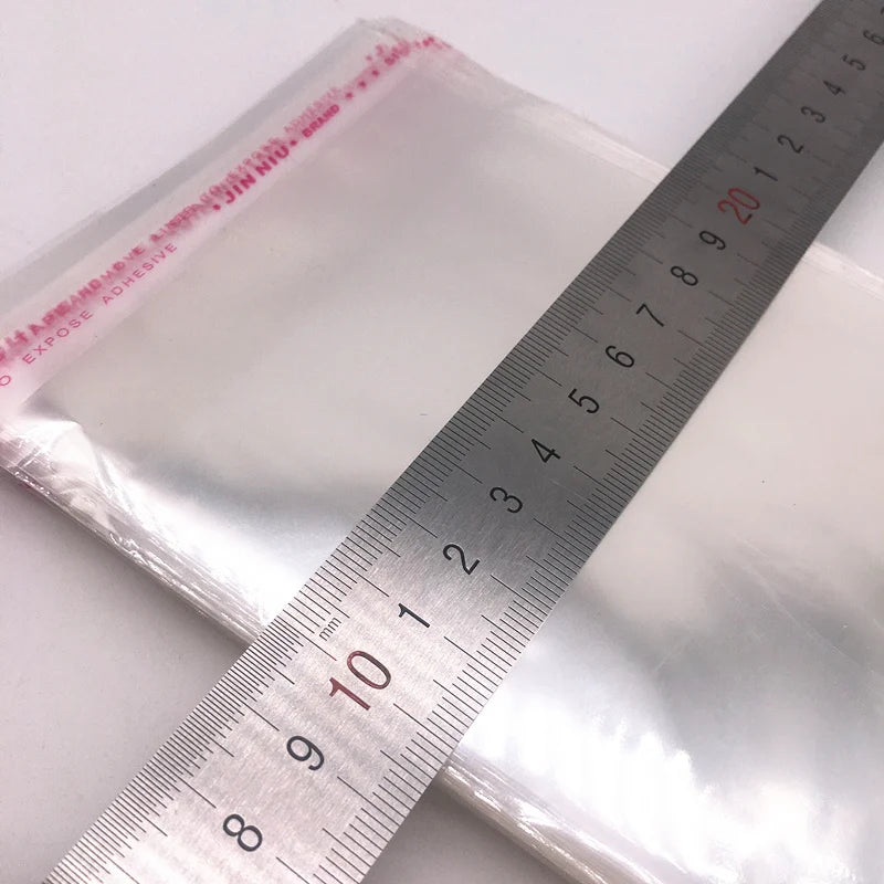 Resealable Clear OPP Bags – Adhesive Plastic Pouches for Jewellery Packaging